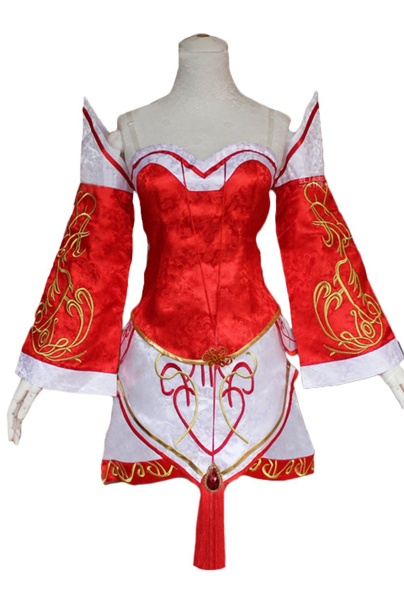 LOL League of legends Ahri The Nine-Tailed Fox Classic Outfit Cosplay Costume