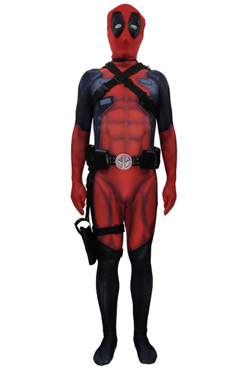 Marvel Deadpool Wade Wilson Outfit Suit Costume For Kids Adults