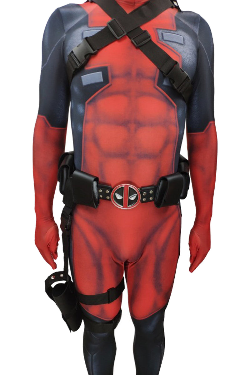 Marvel Deadpool Wade Wilson Outfit Suit Costume For Kids Adults