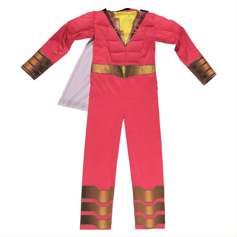 2019 Shazam Billy Batson Cosplay Costume For Kids Boys Toddler