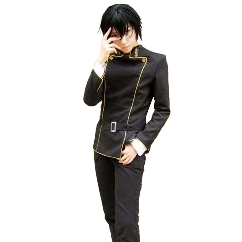 CODE GEASS Lelouch Lamperouge Cosplay Costumes Japanese Anime School Uniform For Boys