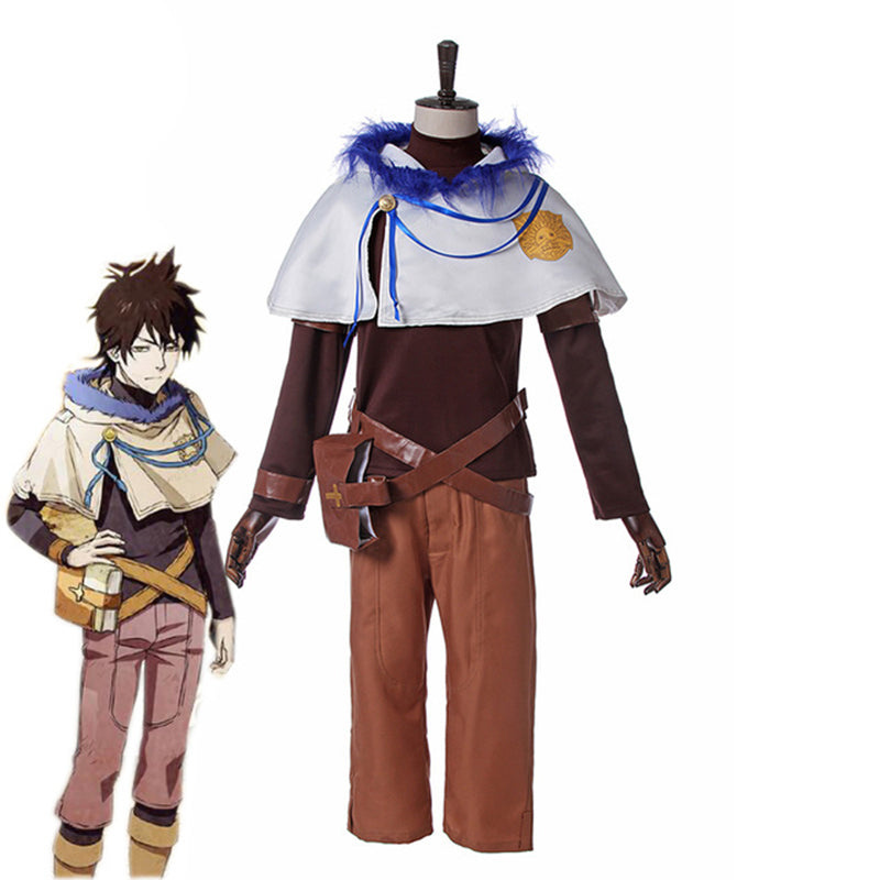 Anime Black Clover Yuno Quartet Knights Outfit Cosplay Costume