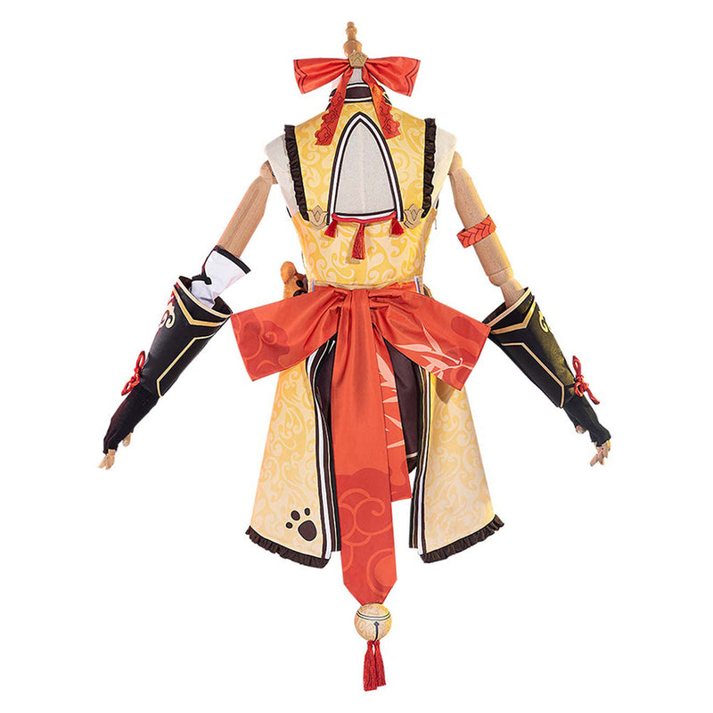 Game Genshin Impact Xiangling Outfits Halloween Carnival Costume Cosplay Costume