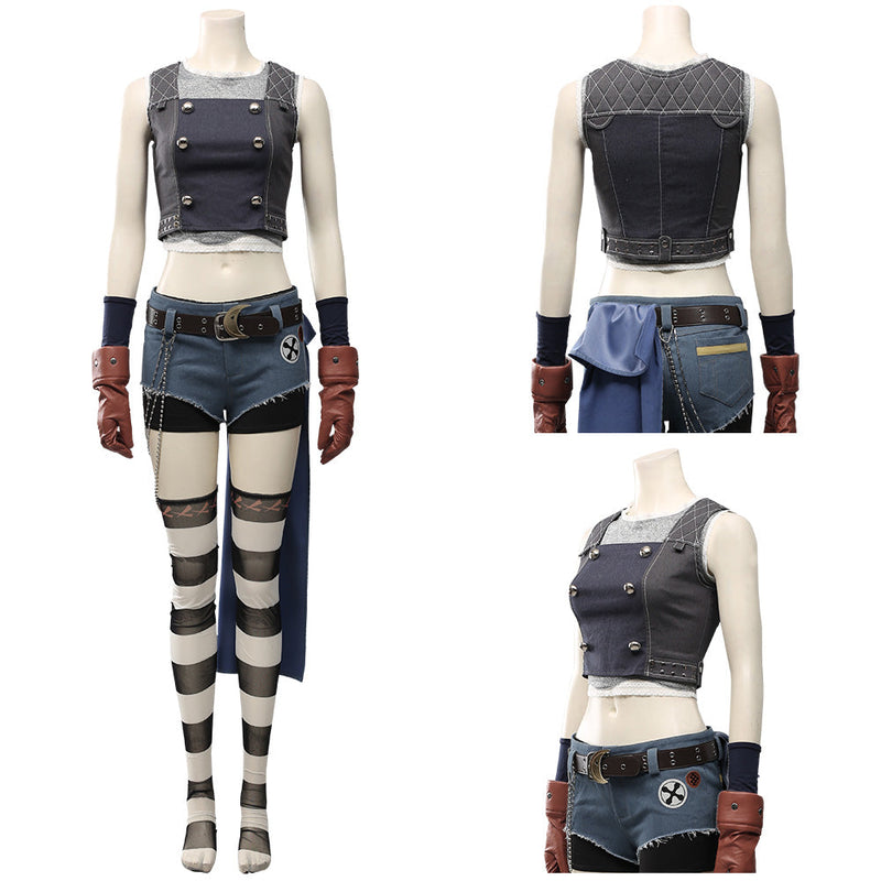 Final Fantasy VII Remake-Kyrie Canaan Women Uniform Outfit Halloween Carnival Costume Cosplay Costume