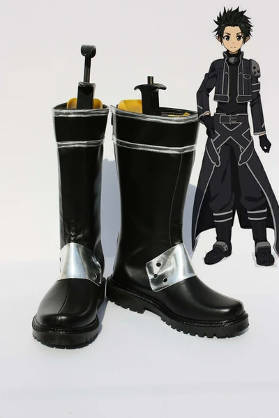 Sword Art Online ALfheim Online Kirito Cosplay Boots Shoes