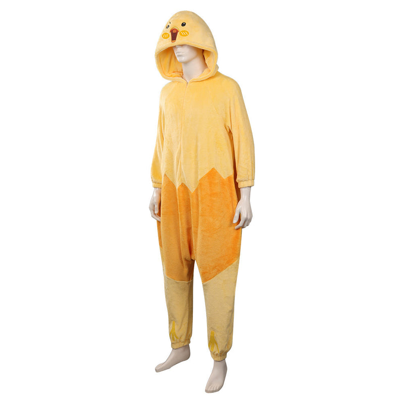 Gudetama: An Eggcellent Adventure Cosplay Costume Jumpsuit Sleepwear Onesies Pajamas Outfits