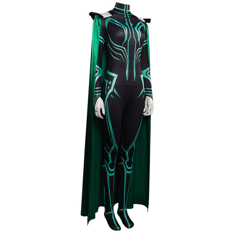 Thor: Ragnarok Hela Jumpsuits Cloak Cosplay Costume Outfits Halloween Carnival Party Suit