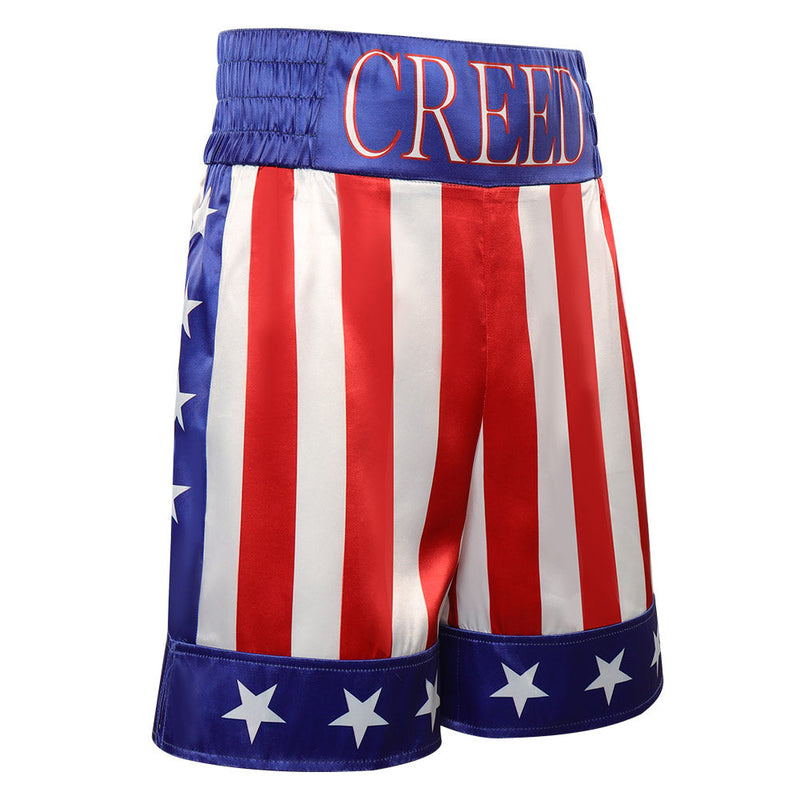 Creed 3 Adonis Creed Cosplay Shorts Costume Outfits Halloween Carnival Party Suit