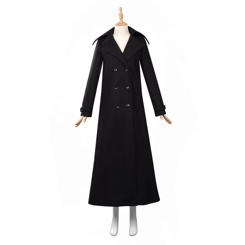 Wednesday (2022) Wednesday Addams Cosplay Costume Coat Outfits Halloween Carnival Costume
