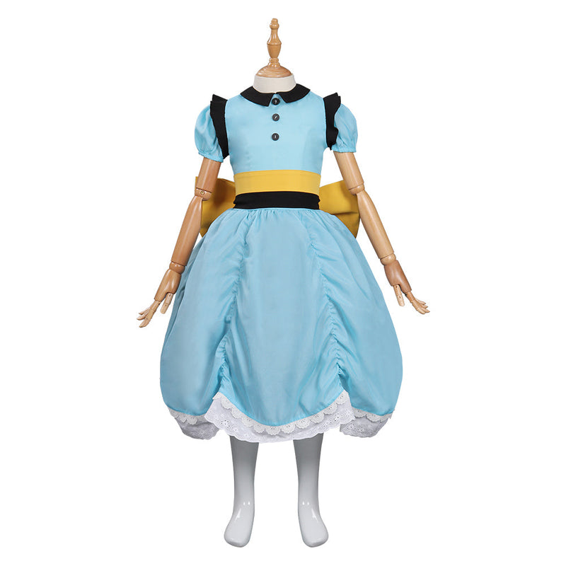 Game Tandem: A Tale of Shadows Kids Children Cosplay Costume Dress Outfits