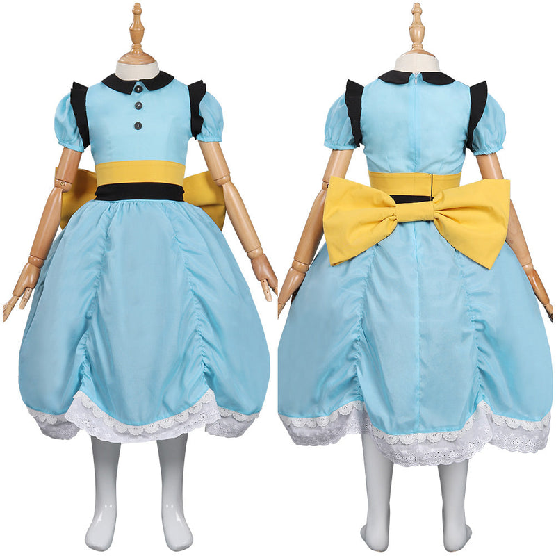 Game Tandem: A Tale of Shadows Kids Children Cosplay Costume Dress Outfits