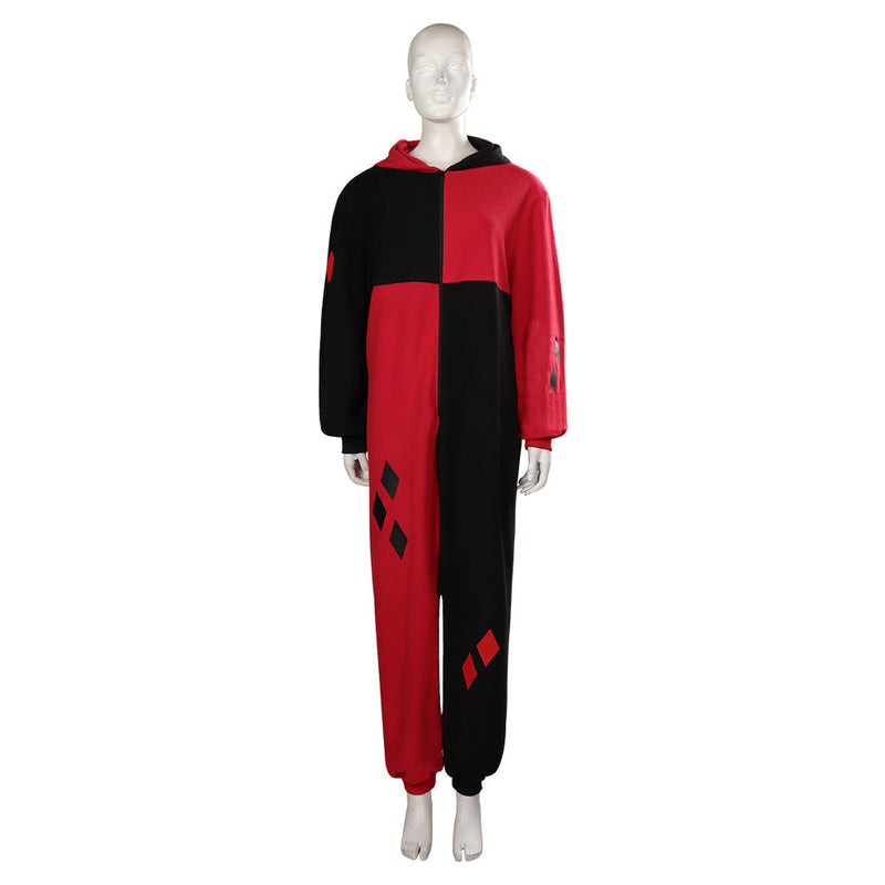 Harley Quinn/Harleen Quinzel Cosplay Costume Adult Jumpsuit Sleepwear Pajams