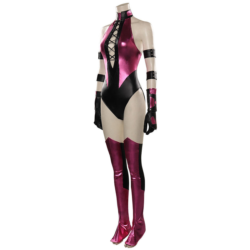 Mortal Kombat Mileena Cosplay Costume Jumpsuit Outfits Halloween Carnival Suit