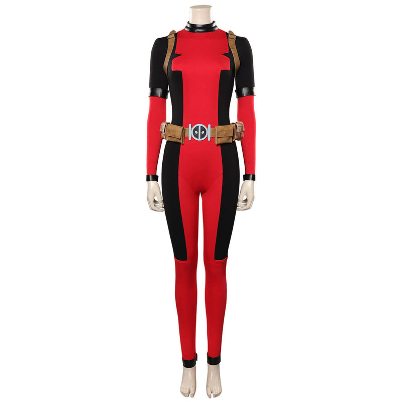 Lady Deadpool Wanda Wilson Cosplay Costume Outfits Halloween Carnival Suit