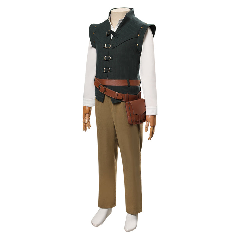 Kids Children Tangled  Flynn Rider Cosplay Costume Outfits Halloween Carnival Suit