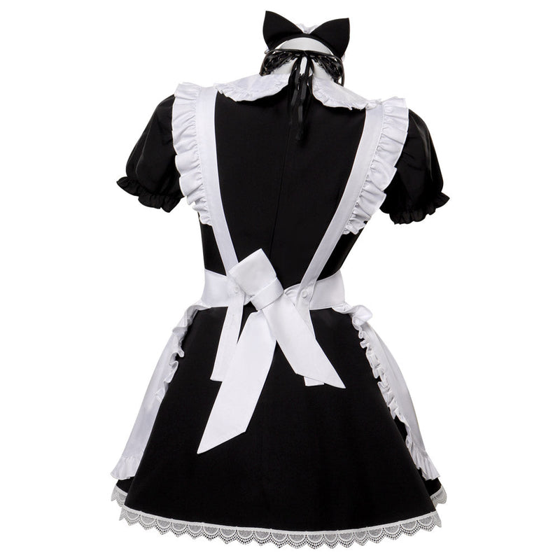 Kawayi Maid Dress Cosplay Costume Outfits Halloween Carnival Suit