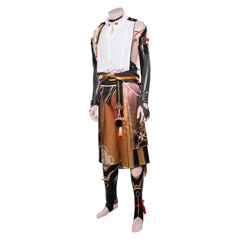 Genshin Impact Shikanoin Heizou Cosplay Costume Coat Pants Outfits Halloween Carnival Suit