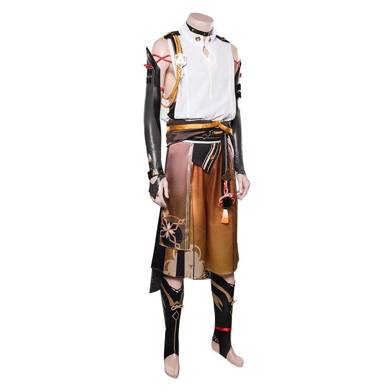 Genshin Impact Shikanoin Heizou Cosplay Costume Coat Pants Outfits Halloween Carnival Suit