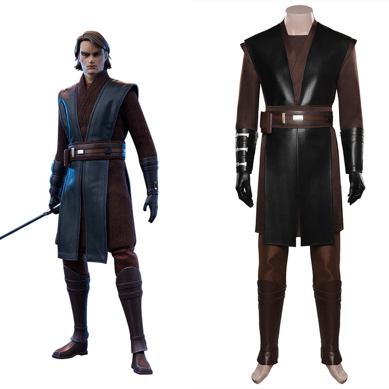 Star Wars: The Clone Wars-Anakin Skywalker Cosplay Costume Outfits Halloween Carnival Suit