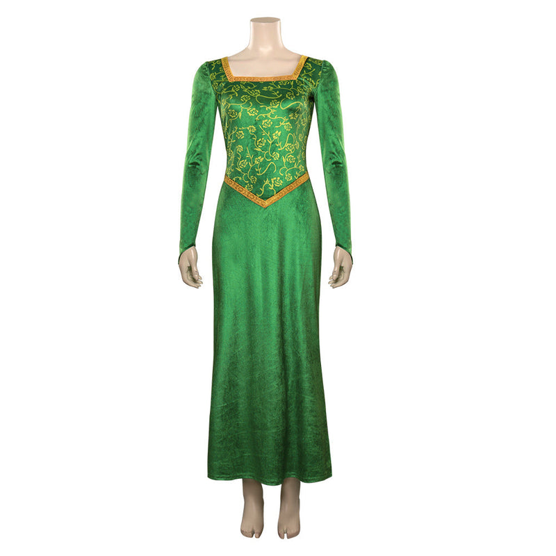 Shrek-Fiona Princess Cosplay Costume Dress Outfits Halloween Carnival Suit