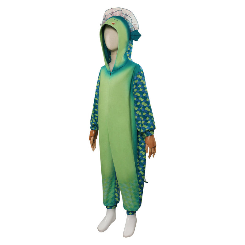 Kids Children Luca-Luca Cosplay Costume Jumpsuit Outfits Halloween Carnival Party Suit