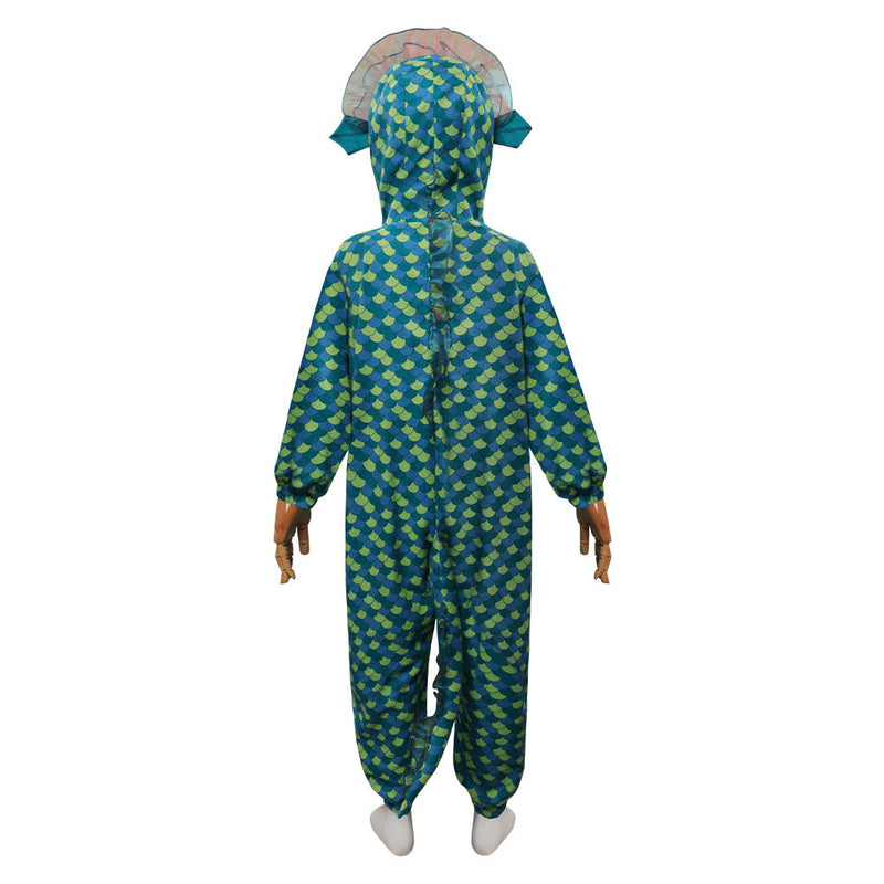 Kids Children Luca-Luca Cosplay Costume Jumpsuit Outfits Halloween Carnival Party Suit