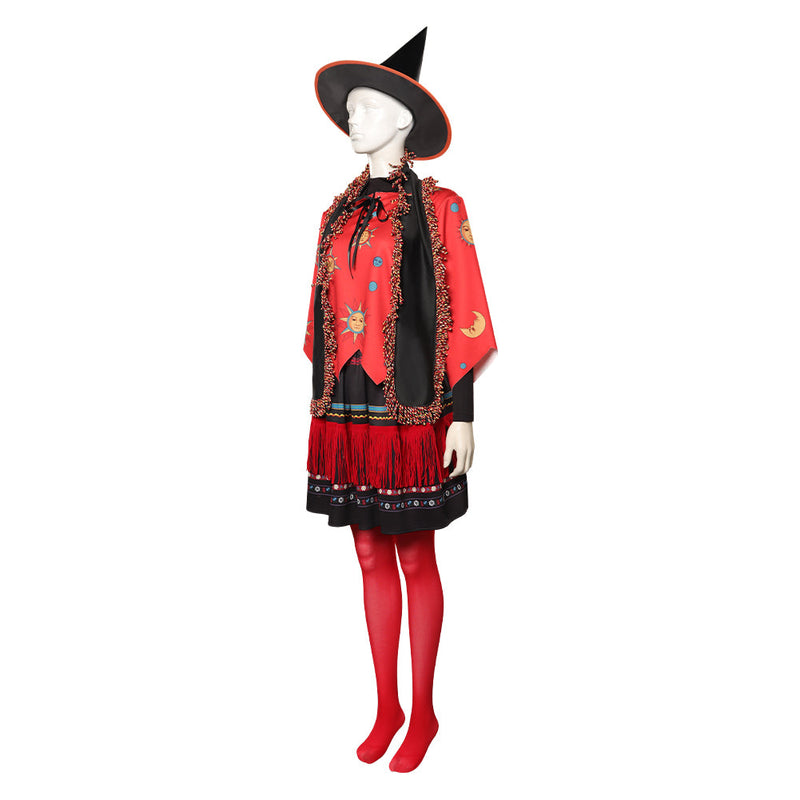 Adult Hocus Pocus-Dani Dennison Cosplay Costume Coat Skirt Hat Outfits Halloween Carnival Suit