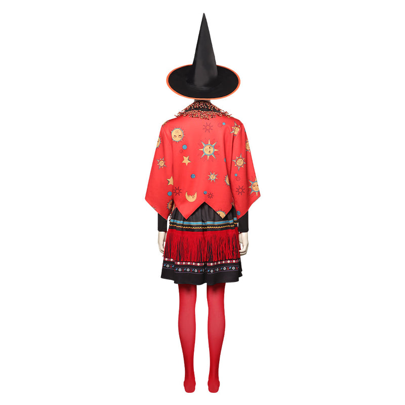 Adult Hocus Pocus-Dani Dennison Cosplay Costume Coat Skirt Hat Outfits Halloween Carnival Suit