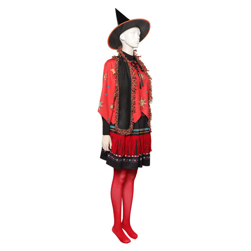 Adult Hocus Pocus-Dani Dennison Cosplay Costume Coat Skirt Hat Outfits Halloween Carnival Suit