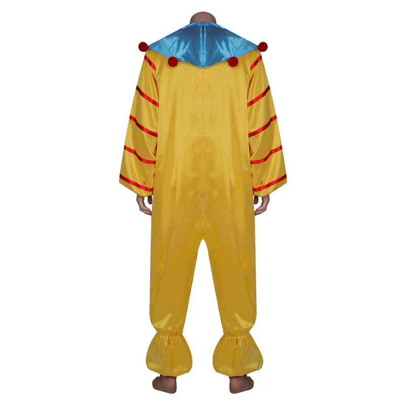 Adult Killer Klowns From Outer Space Shorty Cosplay Costume Jumpsuit Halloween Carnival Suit