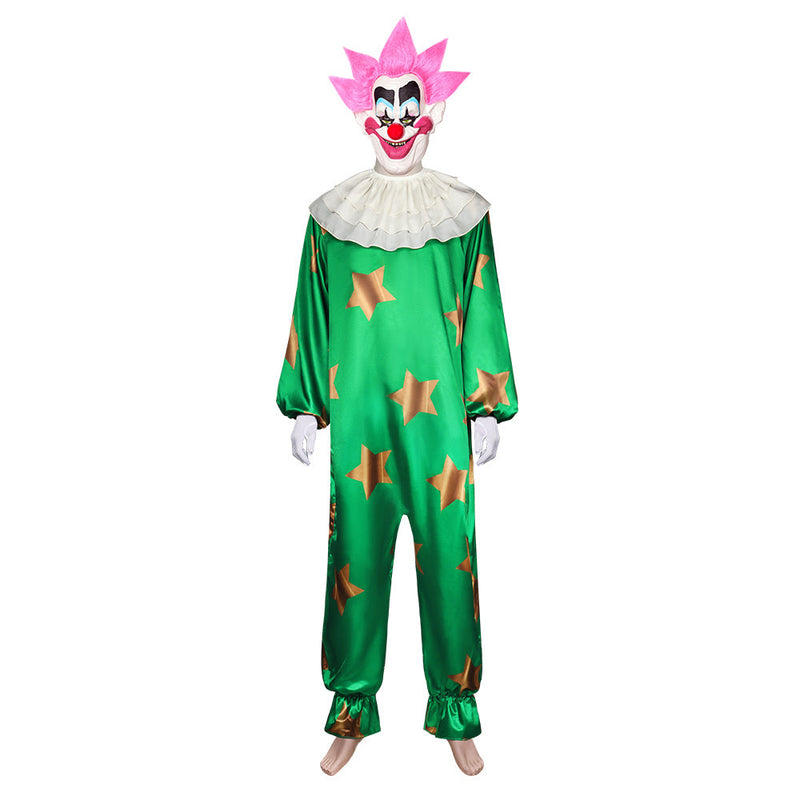 Adult Killer Klowns From Outer Space Spikey Cosplay Costume Jumpsuit Halloween Carnival Suit