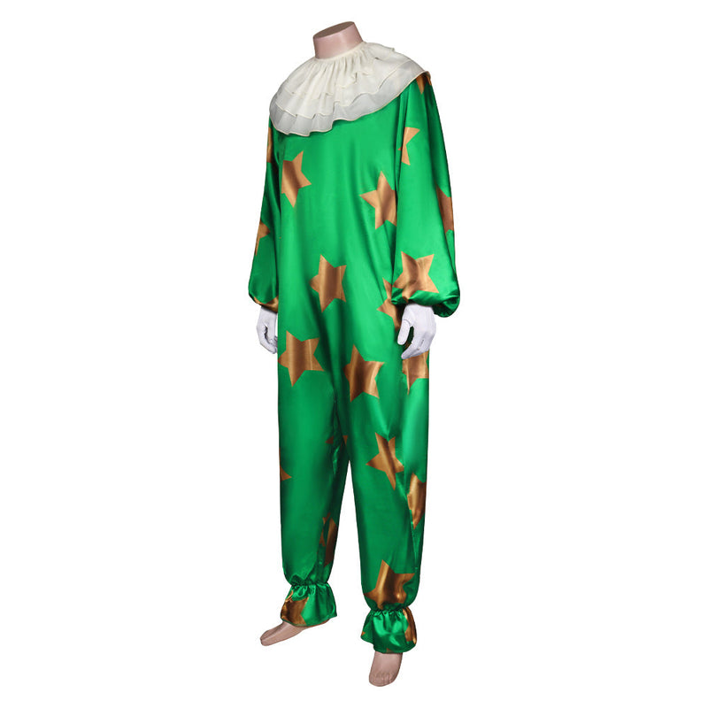 Adult Killer Klowns From Outer Space Spikey Cosplay Costume Jumpsuit Halloween Carnival Suit