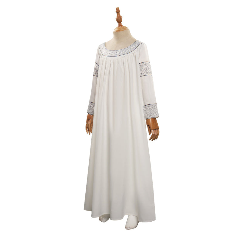 Kids Children The Lord of the Rings: The Rings of Power Galadriel Cosplay Costume Outfits