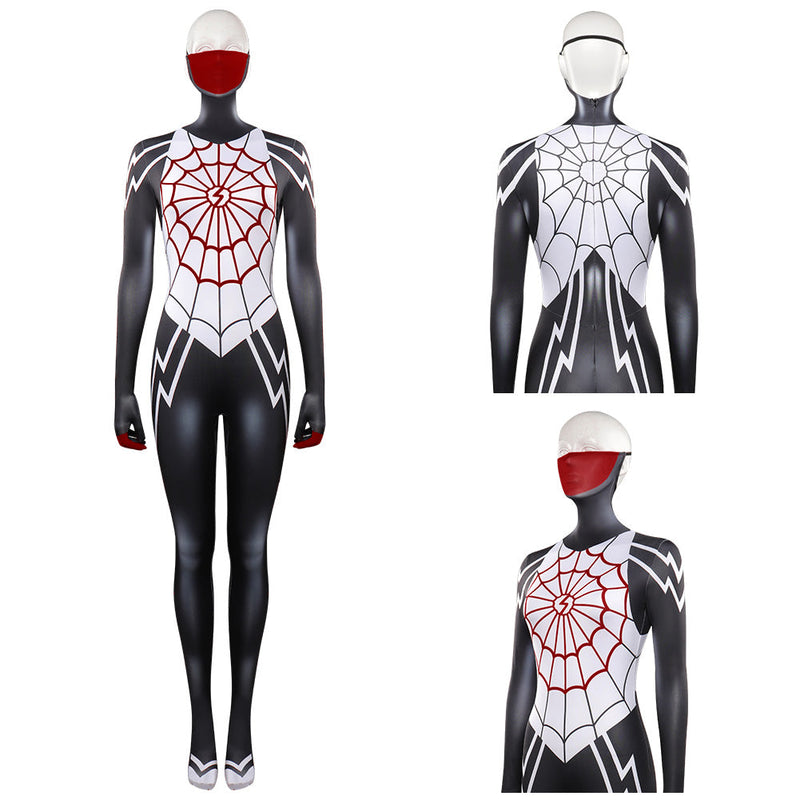 Spider-Man -Silk Cindy Moon Bodysuit Jumpsuits Cosplay Costume Outfits Halloween Carnival Party Suit