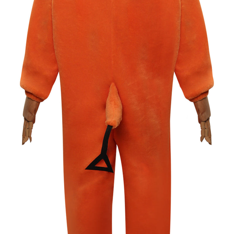 Kids Chainsaw Man-Pochita Cosplay Costume Jumpsuit Pajamas Sleepwear Halloween Carnival Suit