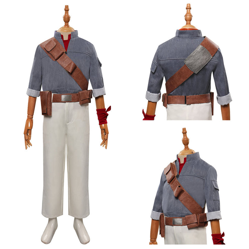 Kids Star Wars: The Bad Batch Season 2 Omega Cosplay Costume Outfits Halloween Carnival Suit