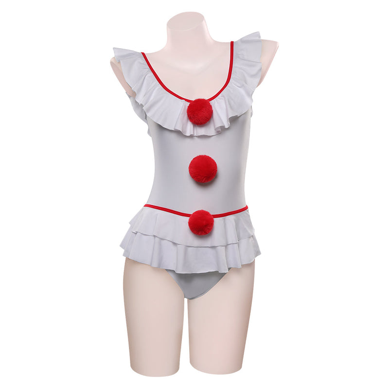 It-Pennywise Cosplay Costume Original Dsign Sexy Jumpsuit Outfits Halloween Carnival Suit