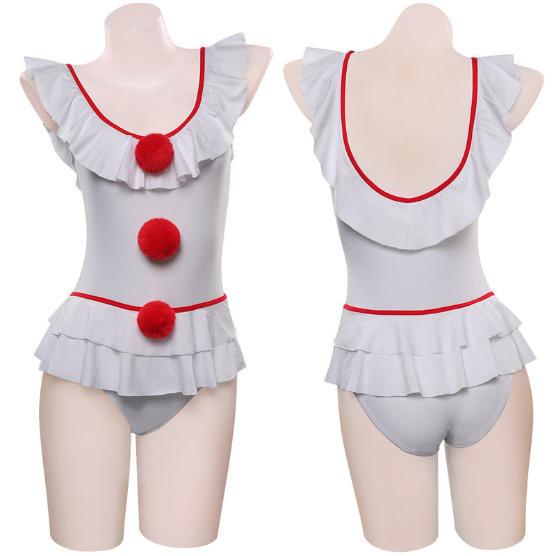 It-Pennywise Cosplay Costume Original Dsign Sexy Jumpsuit Outfits Halloween Carnival Suit