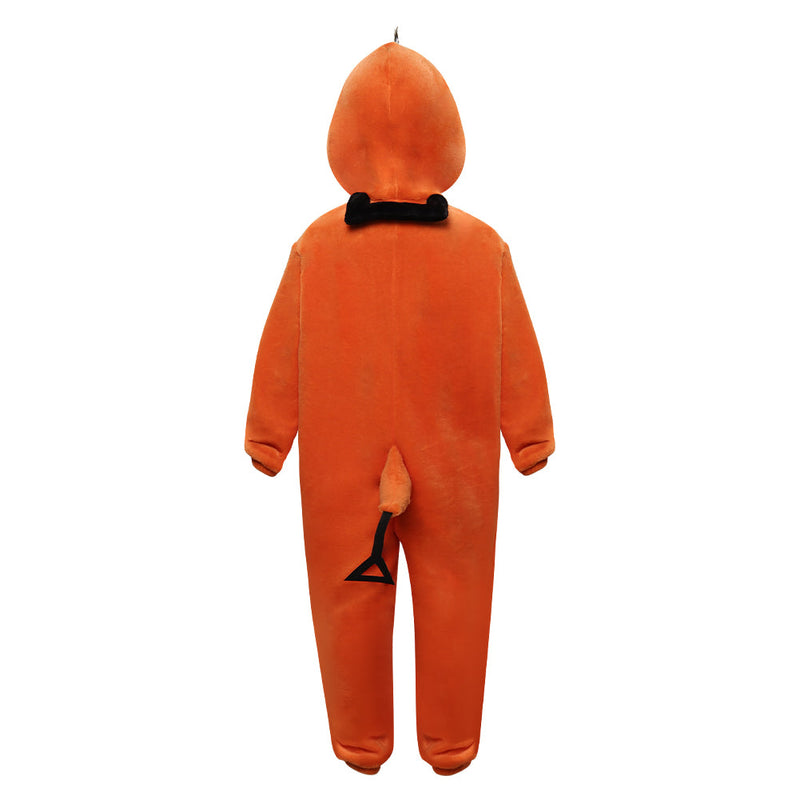 Adult Chainsaw Man-Pochita Cosplay Costume Jumpsuit Pajamas Sleepwear Halloween Carnival Costume