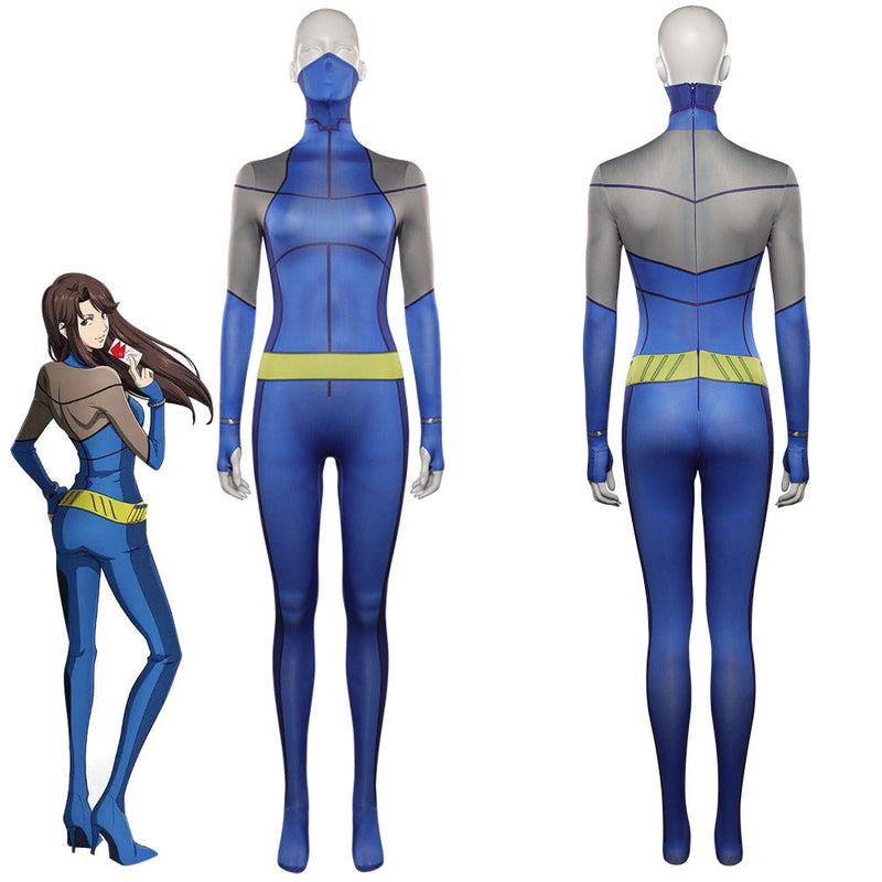 Lupin III vs Cat‘s Eye-Tam Chamade Cosplay Costume Jumpsuit Outfits Halloween Carnival Suit