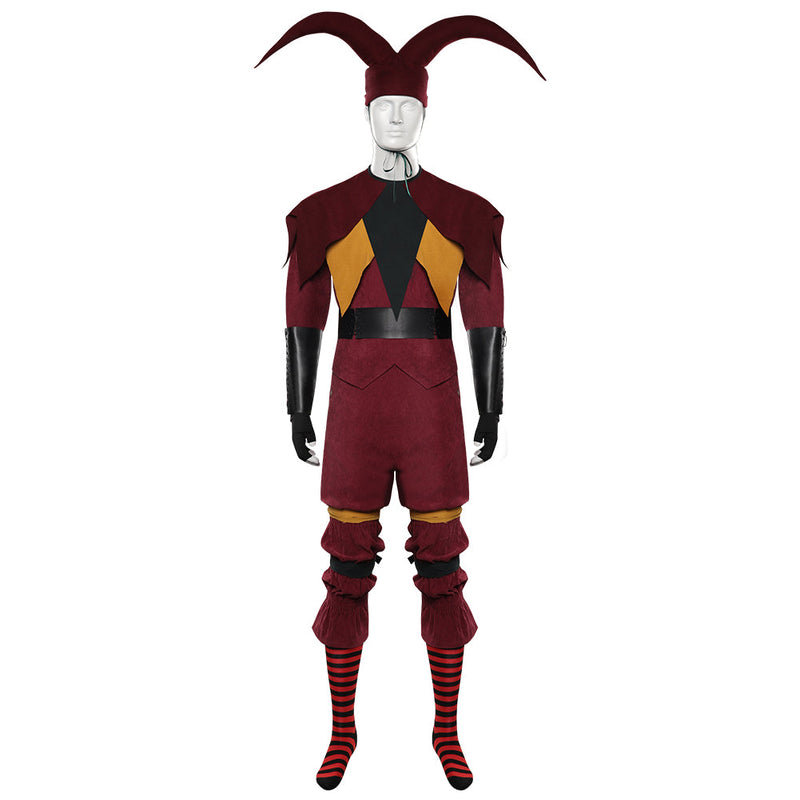 Wednesday (2022) -Xavier Thorpe Cosplay Costume Clown Hat Uniform Outfits Halloween Carnival Suit
