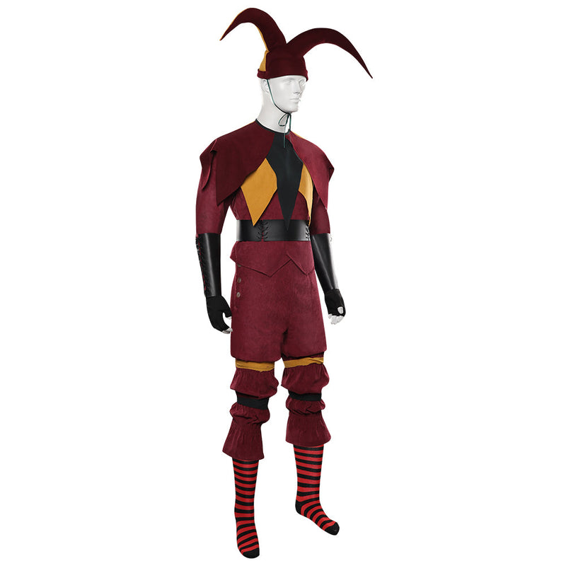 Wednesday (2022) -Xavier Thorpe Cosplay Costume Clown Hat Uniform Outfits Halloween Carnival Suit