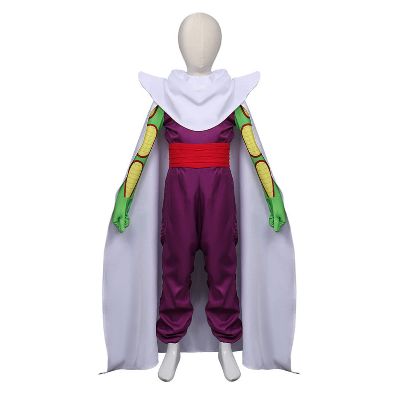 Kids Children Dragon Ball Super Piccolo Daimao Cosplay Costumes Jumpsuit Cloak Outfits