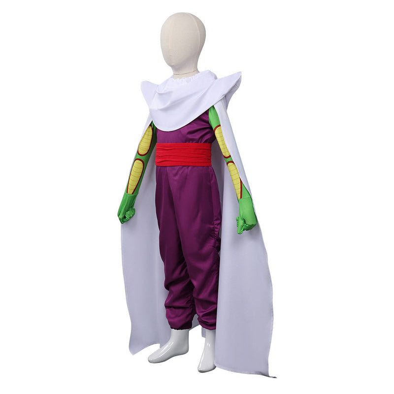 Kids Children Dragon Ball Super Piccolo Daimao Cosplay Costumes Jumpsuit Cloak Outfits