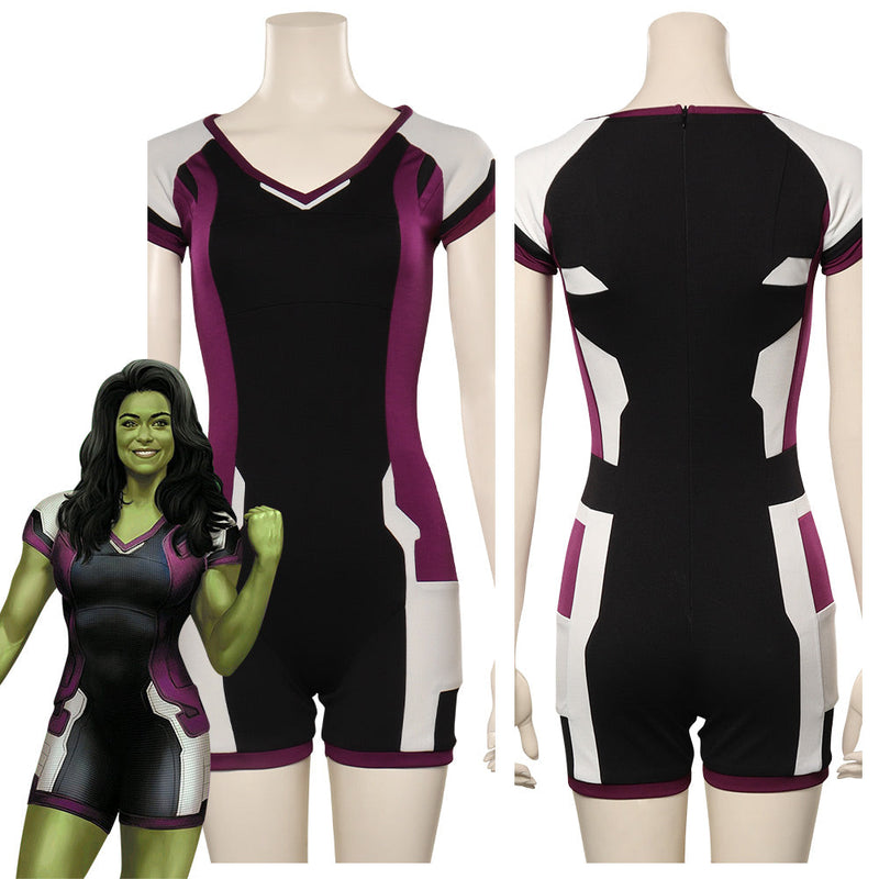 She-Hulk Jennifer Walters Cosplay Costume Jumpsuit Outfits Halloween Carnival Suit