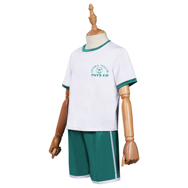 Kids Children Turning Red Mei T-shirt Shorts Cosplay Costume