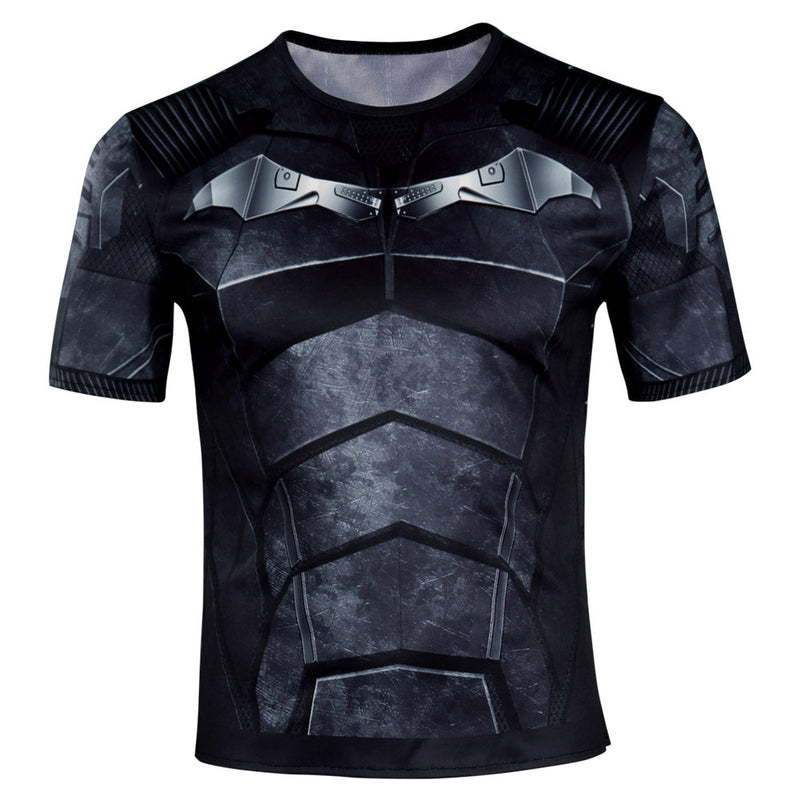 The Batman2022-Bruce Wayne Cosplay Short Sleeve T-shirt for Adult