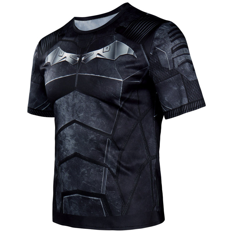 The Batman2022-Bruce Wayne Cosplay Short Sleeve T-shirt for Adult