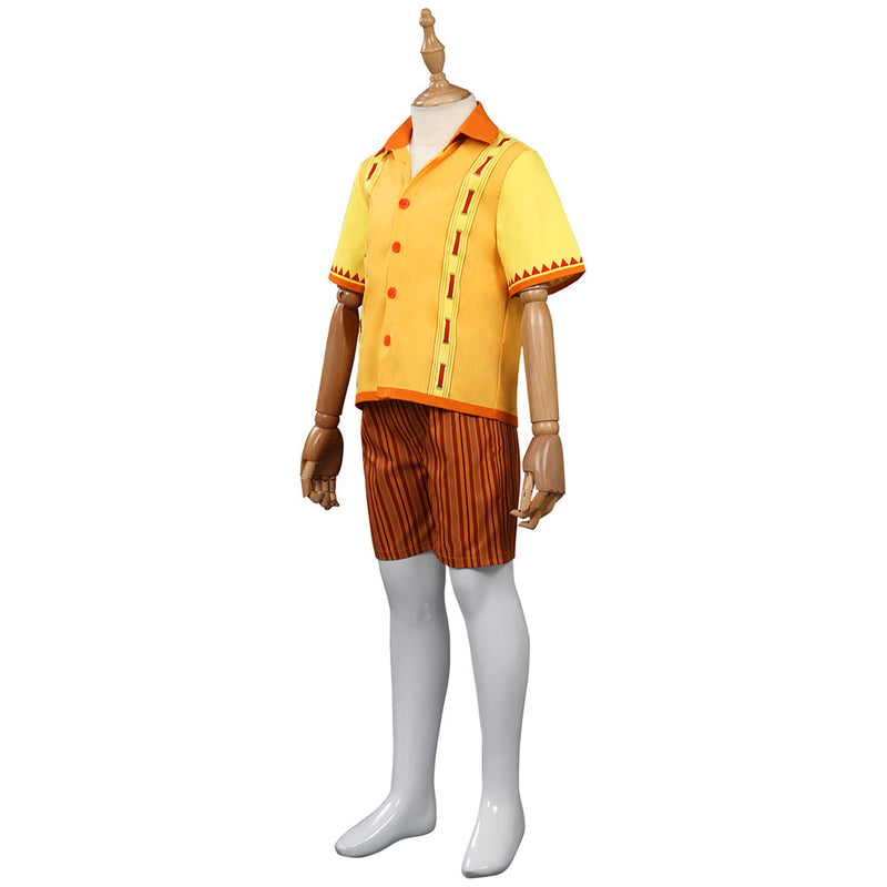 Kids Children Encanto Felix Madrigal Cosplay Costume Casual Shirt Shorts Outfits