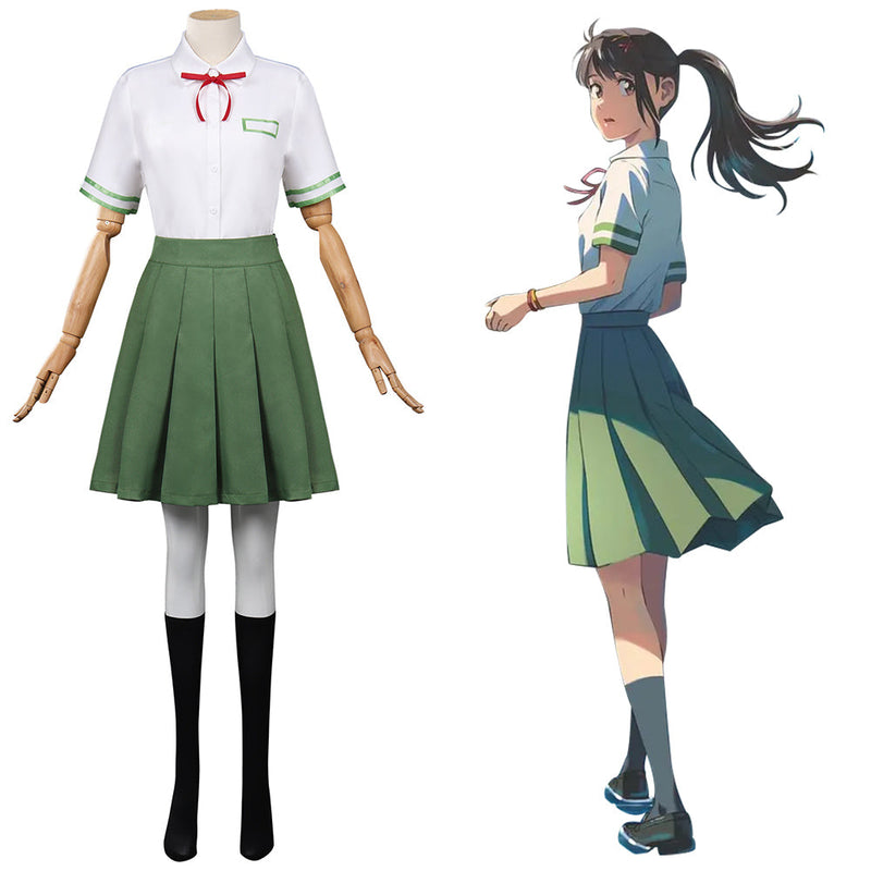 Suzume‘s Door-Locking Cosplay Costume JK School Uniform Outfits Halloween Carnival Party Suit